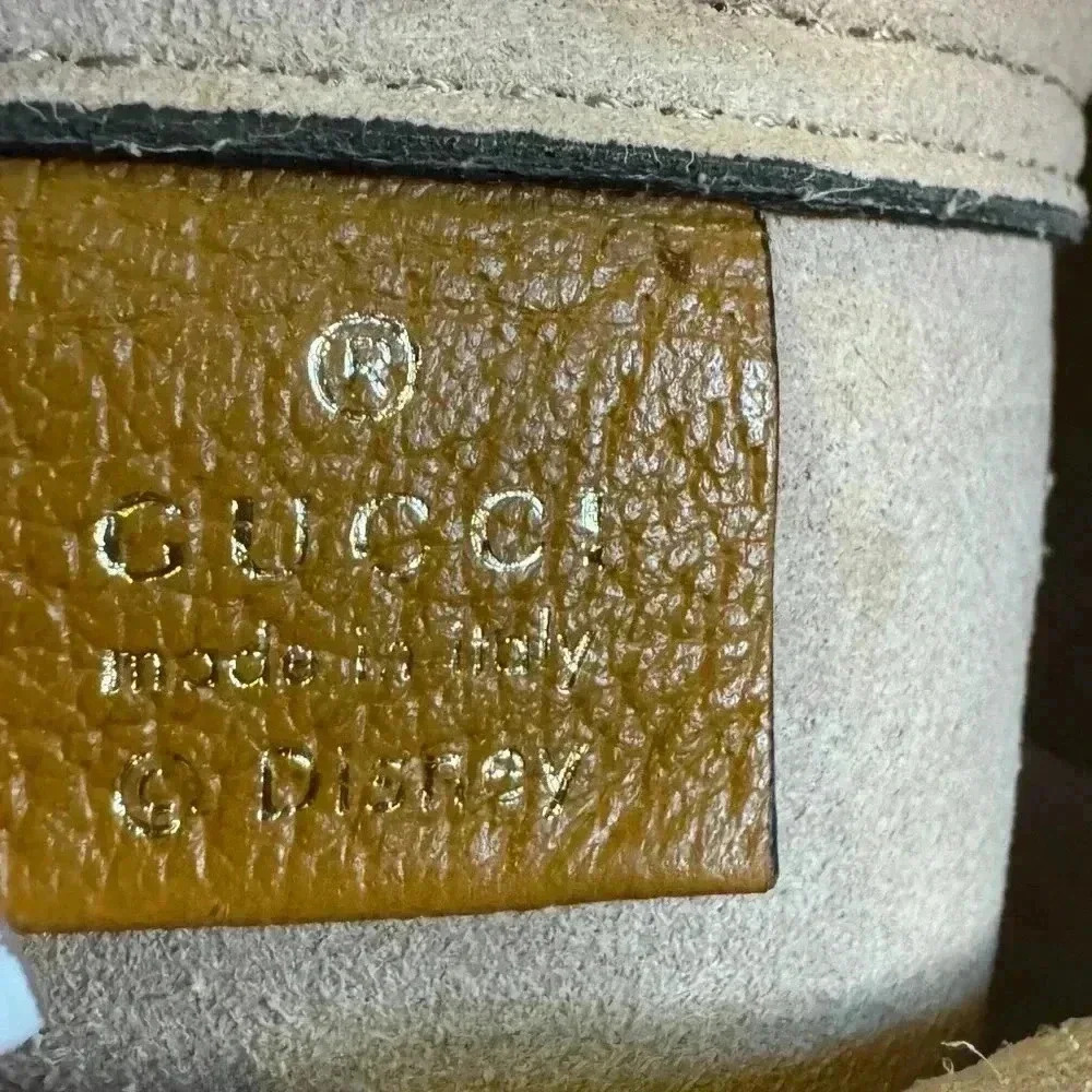 Gucci Disney GG Leather Tote Beige Women’s Bag. - Picture 11 of 16